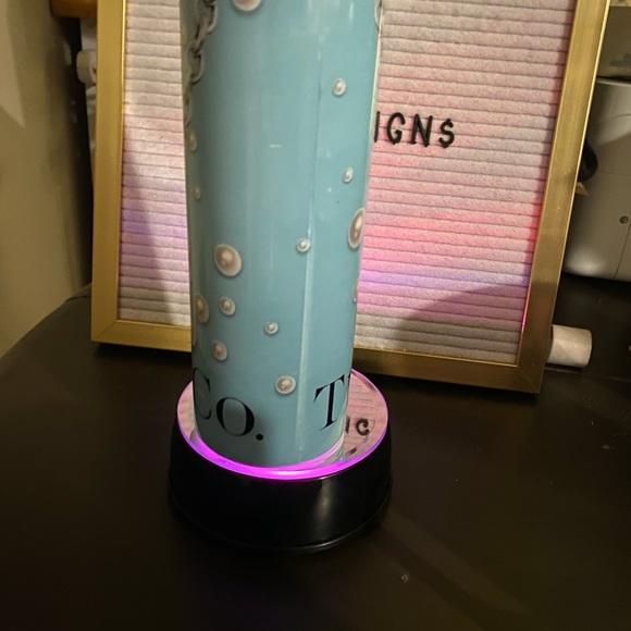 NWT Blue w/pearls& .925 necklace design 20 oz Tumbler look … - Picture 12 of 12